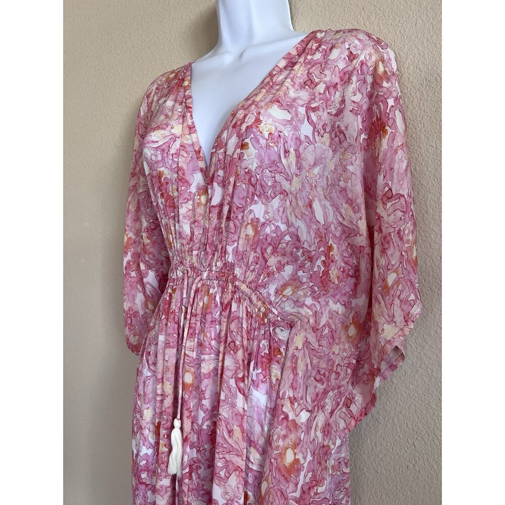 Anthropologie Rujuta Sheth Kaftan Maxi Dress Womens One Size Vacation Summer - Picture 3 of 10